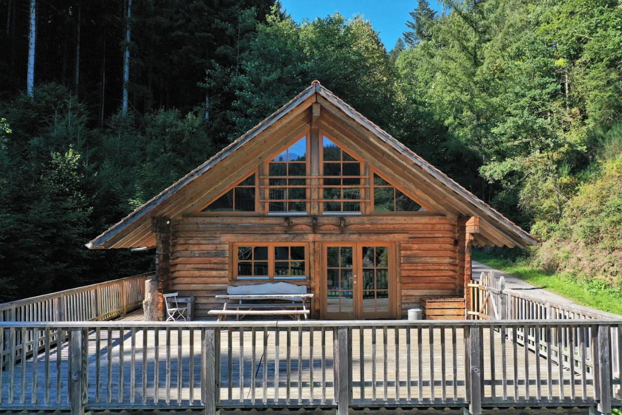 Schwarzwald Blockhaus - Sauna - Kamin - Mit Bettwaesche Und Handtuecher Schenkenzell Kültér fotó