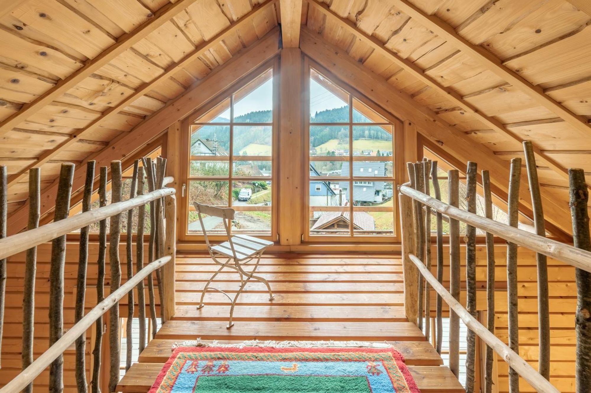 Schwarzwald Blockhaus - Sauna - Kamin - Mit Bettwaesche Und Handtuecher Schenkenzell Kültér fotó